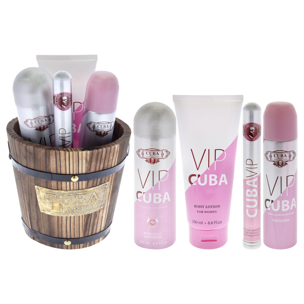 Cuba Vip by Cuba for Women 4 Pc Gift Set